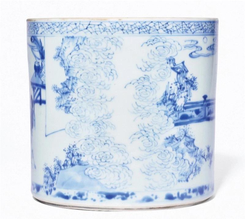 Lot&nbsp;3896,【嘉德四季52期】百瓷集韵——四季瓷器夜场（上）,瓷器,嘉德,百瓷,夜场,青花,人物,明末,清初,通体,腹部