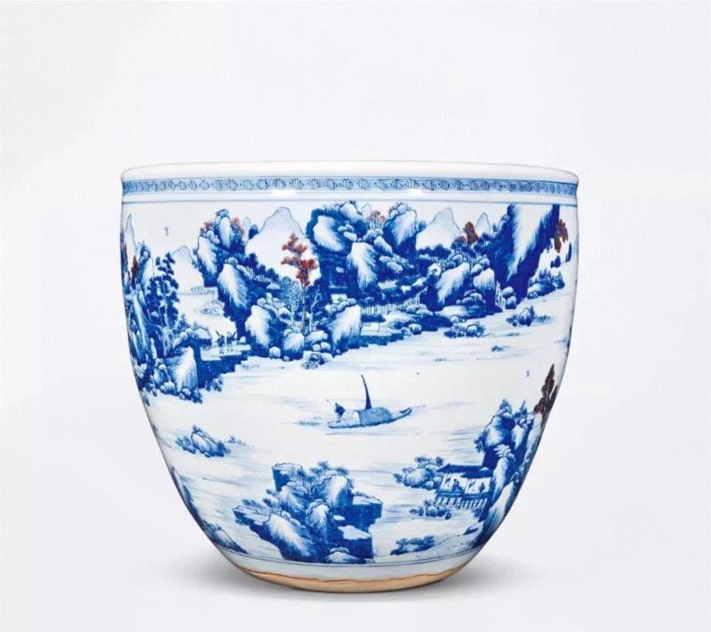 【嘉德四季52期】百瓷集韵——四季瓷器夜场（上）,瓷器,嘉德,百瓷,夜场,青花,人物,明末,清初,通体,腹部