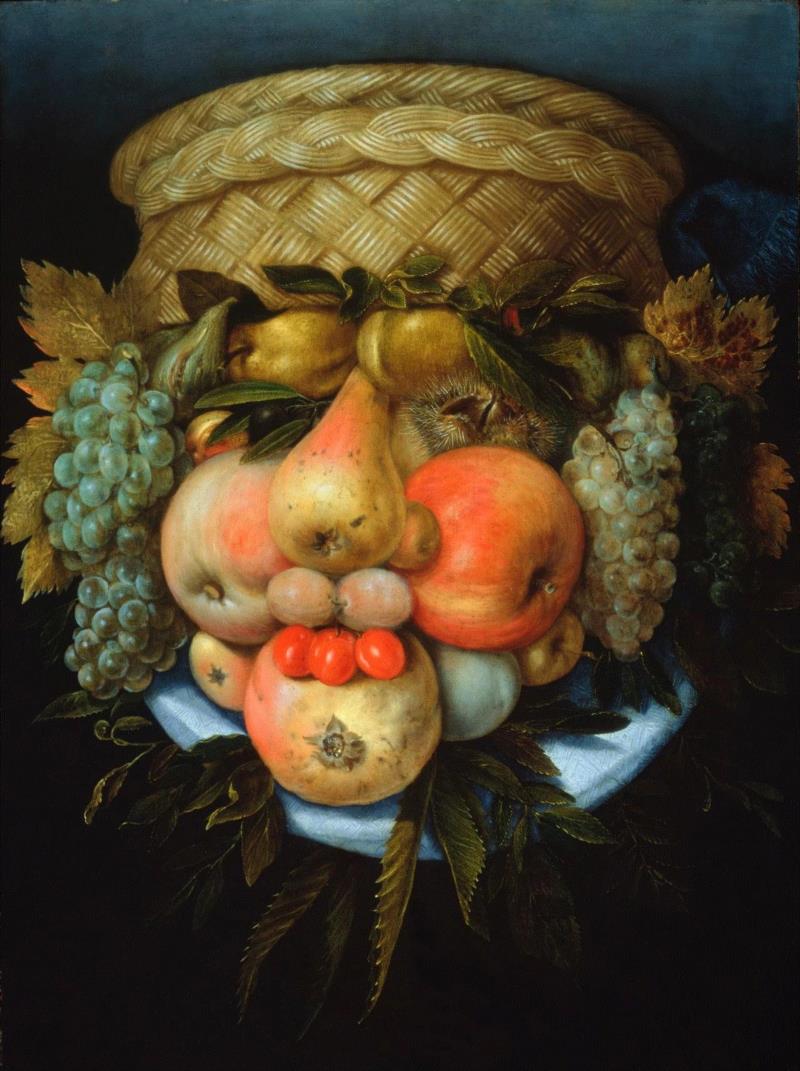 朱塞佩·阿尔希姆博多(Giuseppe Arcimboldo),《A Reversible Anth