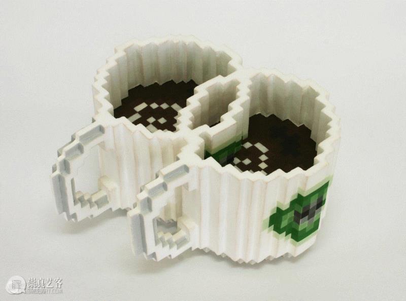 哈?像素化的黏土,也是很可爱了,玩具,黏土,陶土,低像素雕塑,雕塑,Lex