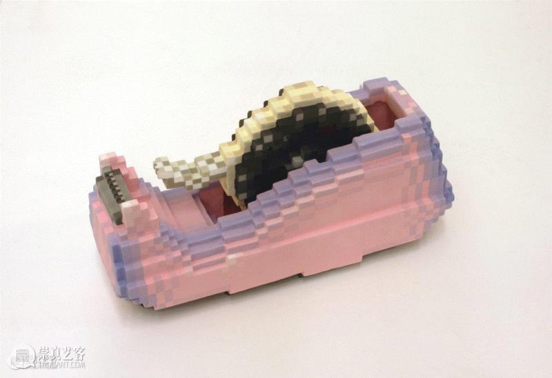 哈?像素化的黏土,也是很可爱了,玩具,黏土,陶土,低像素雕塑,雕塑,Lex