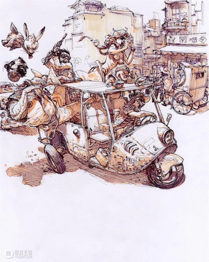手绘丨骨灰级漫画大师，画画从不打稿,漫画,金政基,大佬,天才,韩国,毛笔,视频,脑海,草稿,作家