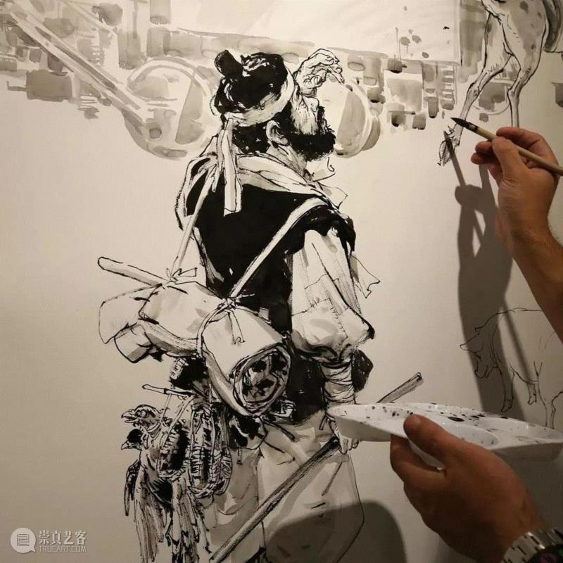 手绘丨骨灰级漫画大师，画画从不打稿,漫画,金政基,大佬,天才,韩国,毛笔,视频,脑海,草稿,作家