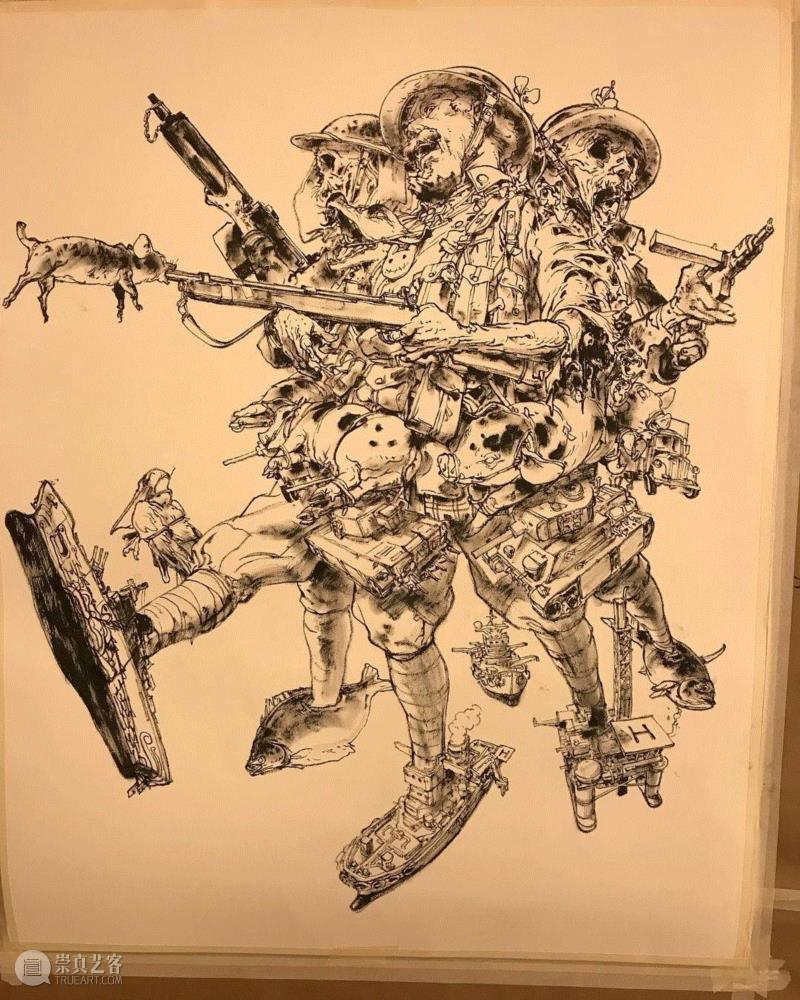 手绘丨骨灰级漫画大师，画画从不打稿,漫画,金政基,大佬,天才,韩国,毛笔,视频,脑海,草稿,作家