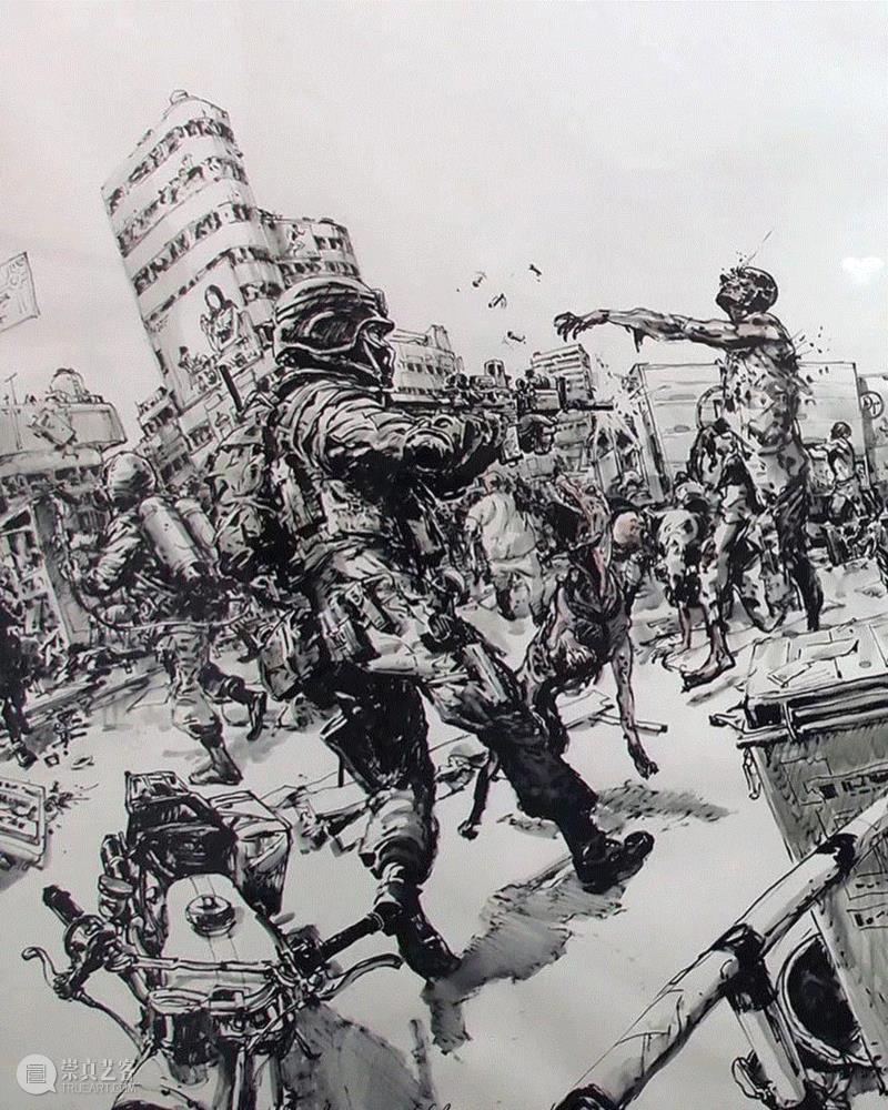 手绘丨骨灰级漫画大师，画画从不打稿,漫画,金政基,大佬,天才,韩国,毛笔,视频,脑海,草稿,作家