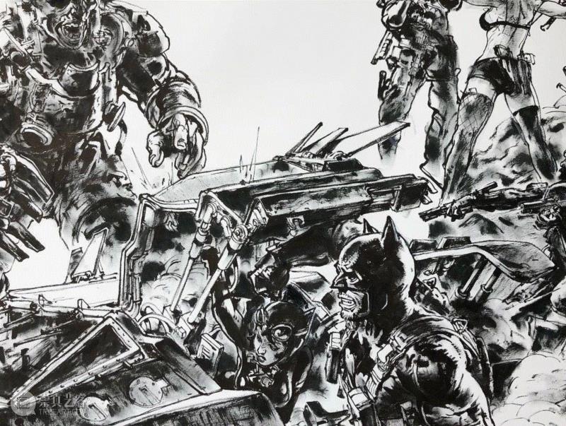 手绘丨骨灰级漫画大师，画画从不打稿,漫画,金政基,大佬,天才,韩国,毛笔,视频,脑海,草稿,作家