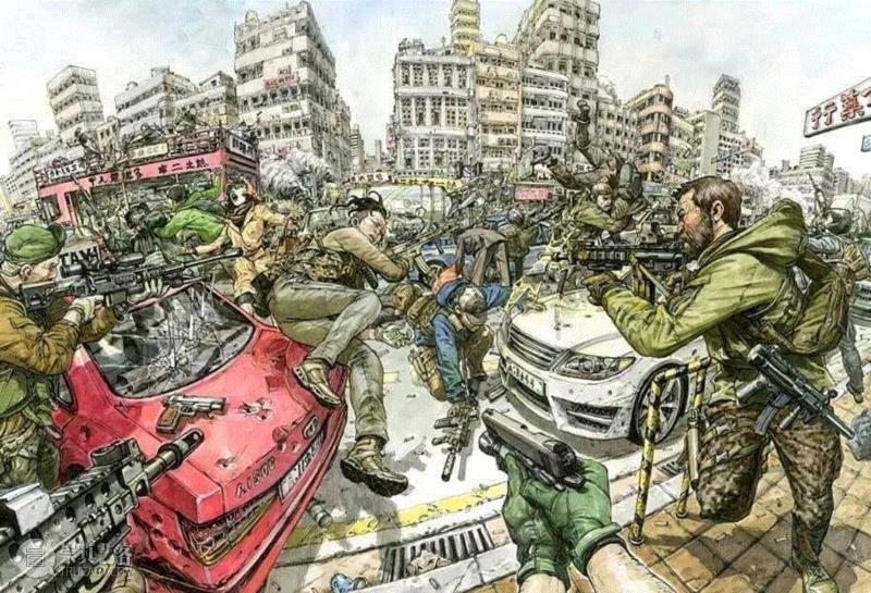 手绘丨骨灰级漫画大师，画画从不打稿,漫画,金政基,大佬,天才,韩国,毛笔,视频,脑海,草稿,作家