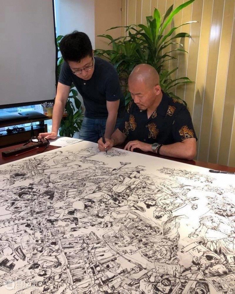 手绘丨骨灰级漫画大师，画画从不打稿,漫画,金政基,大佬,天才,韩国,毛笔,视频,脑海,草稿,作家
