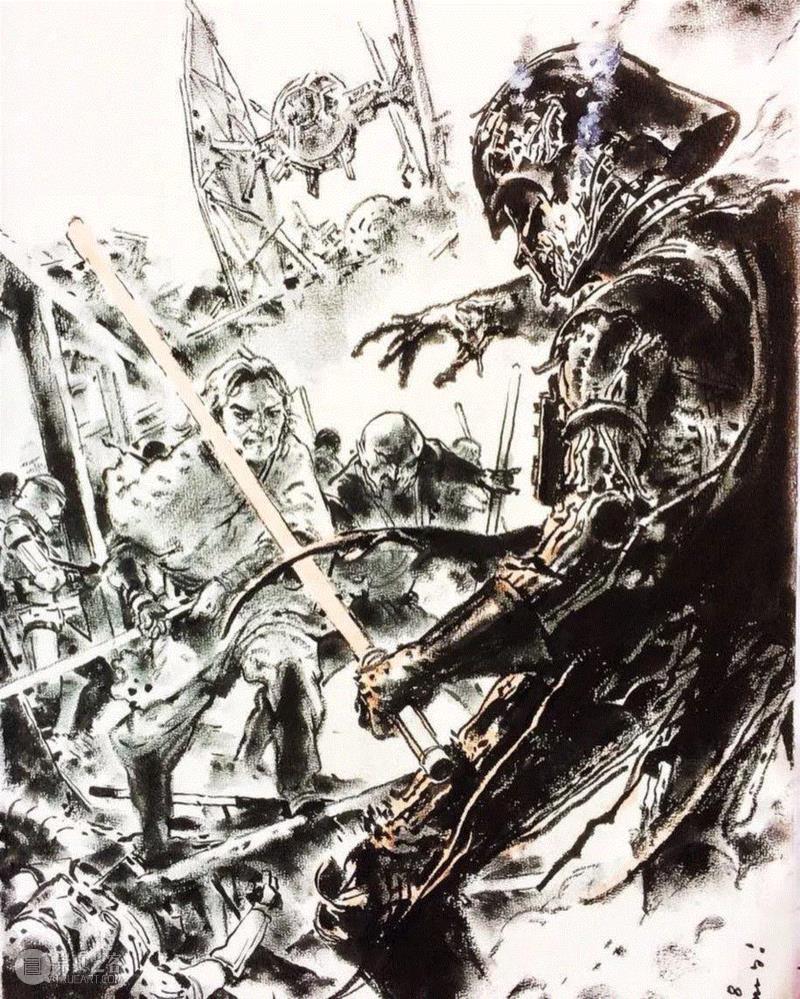 手绘丨骨灰级漫画大师，画画从不打稿,漫画,金政基,大佬,天才,韩国,毛笔,视频,脑海,草稿,作家