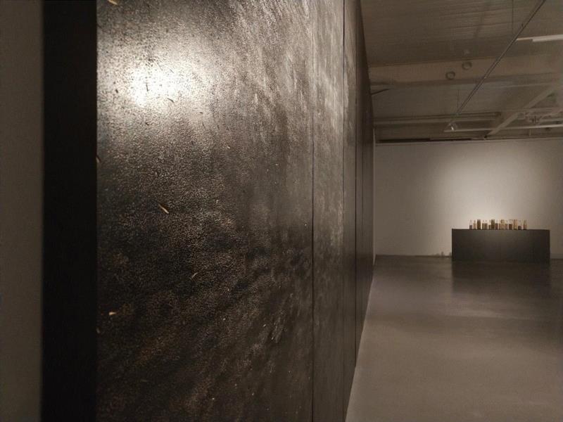 《天一生水》局部 / 976*366cm / 木板油彩 / 2010,“天一生水”真是算命玄学？,玄学,杨宏伟,木屑,河图,燕西台,天一生水,木刻,木版,木板,油彩