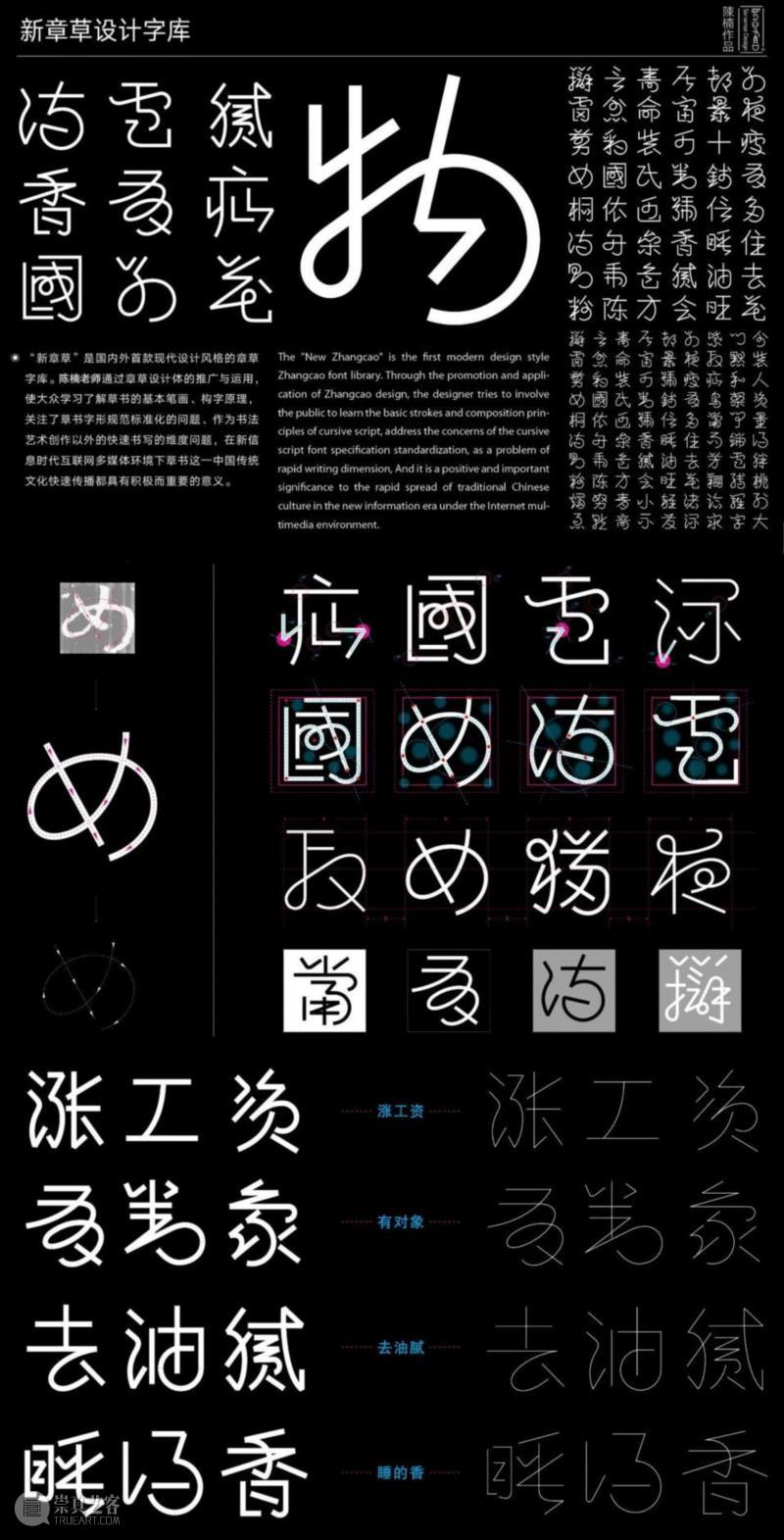 新章草字库设计,展讯 | 汉字·格律——陈楠汉字艺术设计观（武汉展）,汉字,格律,陈楠,展讯,甲骨文,湖北美术馆,理论,字库,东巴文,章草