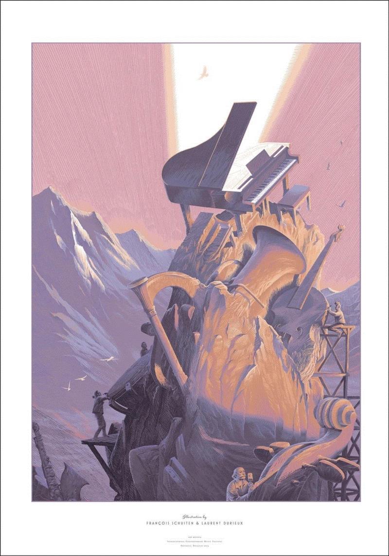 平面丨为喜欢的电影画一张海报 可能是最好的致敬,电影,比利时,Durieux,设计师,版画,其中,大部分,现代感,味道,画风