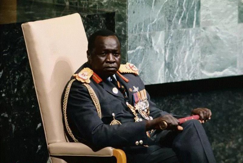 有“食人魔王”称号的伊迪·阿明（Idi Amin）在位期间奉行恐怖独裁统治，国内被杀人数达数以十万计