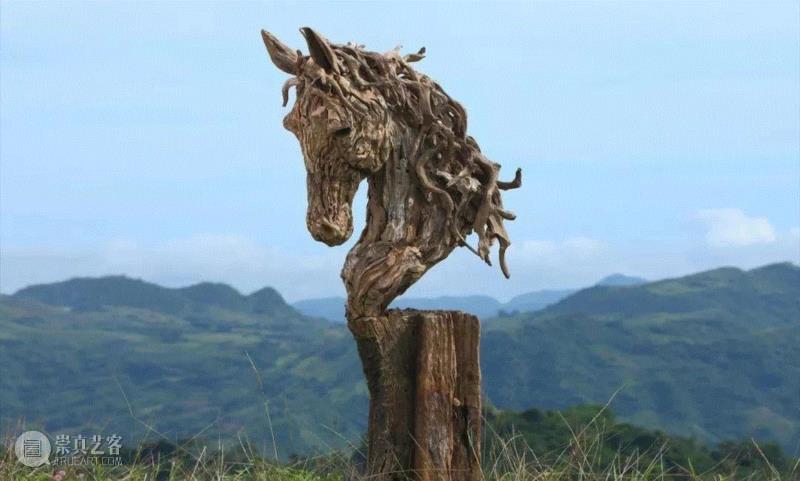 雕塑丨朽木可雕：漂流木的新生命,雕塑丨朽木可雕,漂流木,新生命,浮木,James,雕塑,朽木,木料,骏马,动物们
