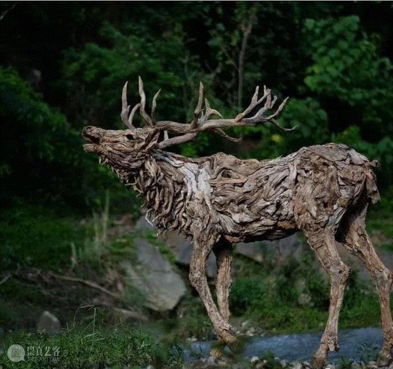 雕塑丨朽木可雕：漂流木的新生命,雕塑丨朽木可雕,漂流木,新生命,浮木,James,雕塑,朽木,木料,骏马,动物们