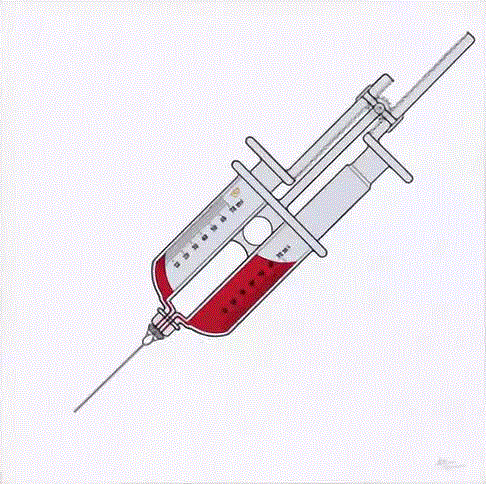 W注射器｜W Syringe ｜ 布面丙烯｜Acrylic on Canvas｜
