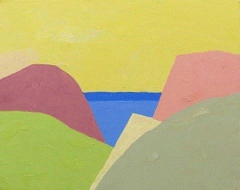 Etel Adnan ,国际展讯|93岁的作家、艺术家伊黛尔?阿德楠(Etel Adnan),阿德楠,伊黛尔,作家,展讯,Adnan,油画,法国,贝鲁特,小说,巴黎