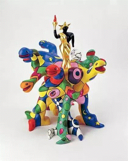 自由之树，妮基·圣法勒，2000; 48x 50 x 54厘米。Niki慈善艺术基金会，S