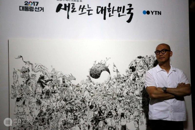 手绘、大神、人肉打印机 ... 他是韩国最知名手绘艺术家！,韩国,手绘,大神,人肉,打印机,金政基,人物,小志,常人,多维空间