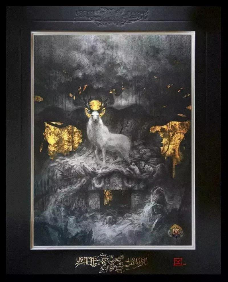 石墨+金箔 | 实力派艺术家的画作效果爆炸！,石墨,金箔,实力,法国,斯特拉斯堡,艺术风格,文艺复兴时期,出版业,大部分,材质