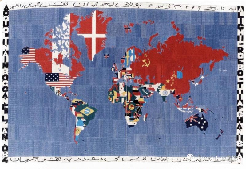 Alighiero Boetti,艺术家 | Alighiero Boetti: 贫穷艺术的杰出代表,Boetti,Lee,波提,意大利,西岸,博览会,com,邮政,地图,Saturday