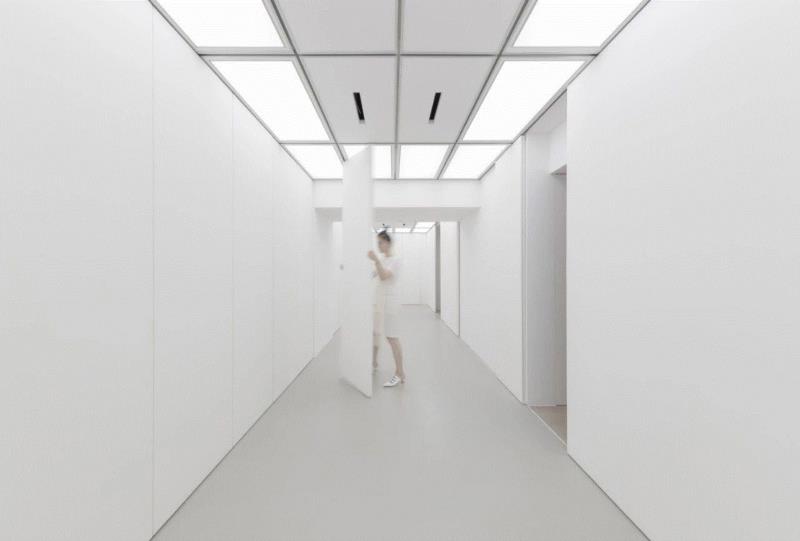 ? 邵峰,上海 FIUFIU 画廊，繁杂街道中的纯白现代艺术 / 万社设计,FIU,街道,纯白,邵峰,展板,布局,万社,邵峰FIU,愚园路,功能区