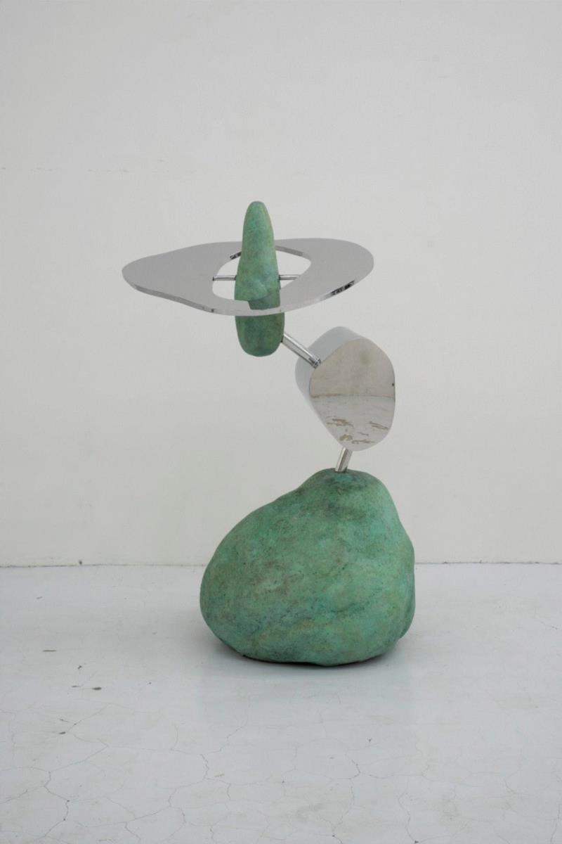 162 x 110 x 85  cm ,展览 | 王墒：仍愿翻百千浪 | Wang Shang: Dive Bomber,Shang,Bomber,王墒,地质,文明,雕塑,天线,华侨城当代艺术中心,丝网,深圳馆