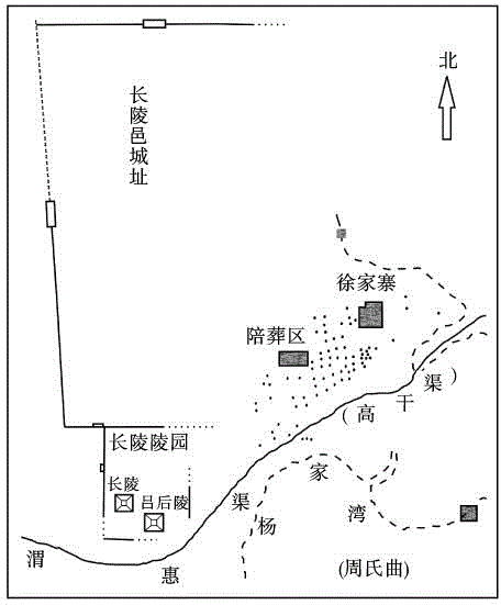 ▲ 长陵建制示意图,长陵博物馆：一部秦汉风云史长眠于此,长陵博物馆,秦汉风云史,长陵,陵墓,刘邦,吕后,咸阳原,汉长陵,王朝,博物馆