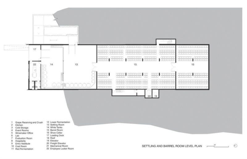 加拿大山坡酒庄，以流线坡道主导建筑设计 / Olson Kundig,酒庄,山坡,加拿大,流线,坡道,Lehoux,访客,Nic,Estates,基洛纳