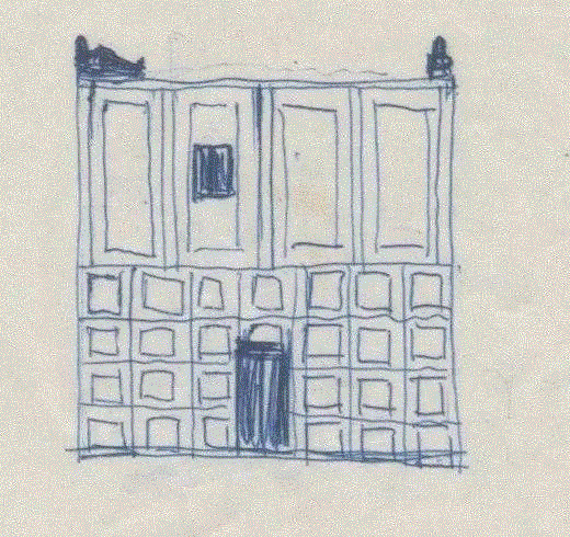 ▲&nbsp;使用约瑟夫松浮雕及塑像的绘图，彼得 · 马克力,《建筑师》瑞士建筑专辑新刊发布！,瑞士,建筑,建筑师,专辑,新刊,住宅,比亚斯,马克力,瓦伦丁,克雷兹