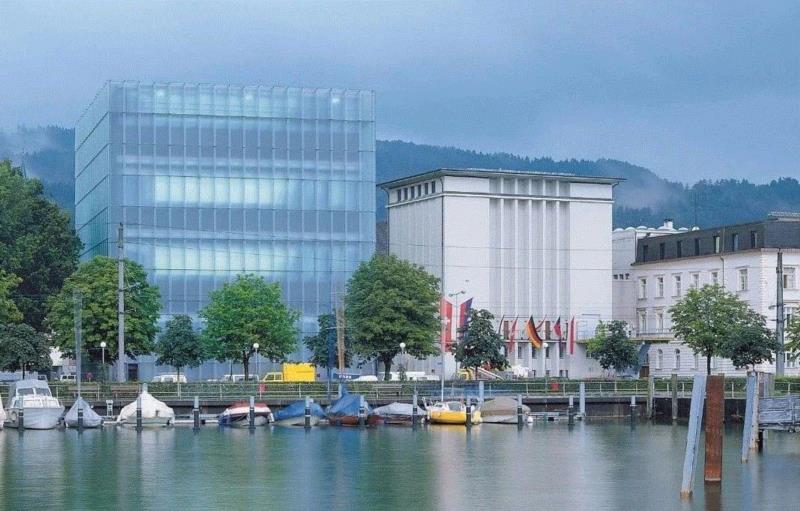 ▲&nbsp;彼得 · 卒姆托的布雷根茨美术馆（Bregenz Art Museum，Austria