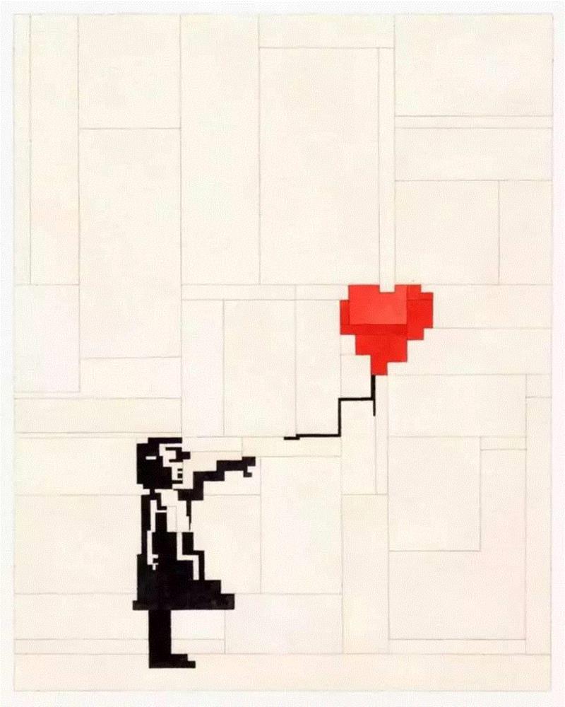 这些耳熟能详的世界名画？像素抽象后效果也很有感觉,像素,名画,梵高,蒙克,星空,达芬奇,美术,素描,LISTER,计算机