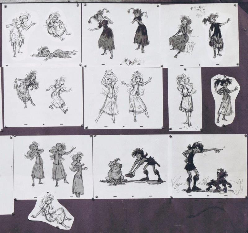 迪士尼原画 | 这才是最棒的动画手稿！,迪士尼,原画,动画,手稿,美术,素描,全称,华特,总部,伯班克