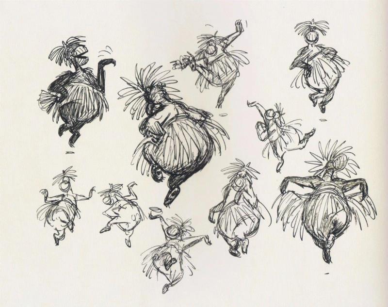 迪士尼原画 | 这才是最棒的动画手稿！,迪士尼,原画,动画,手稿,美术,素描,全称,华特,总部,伯班克