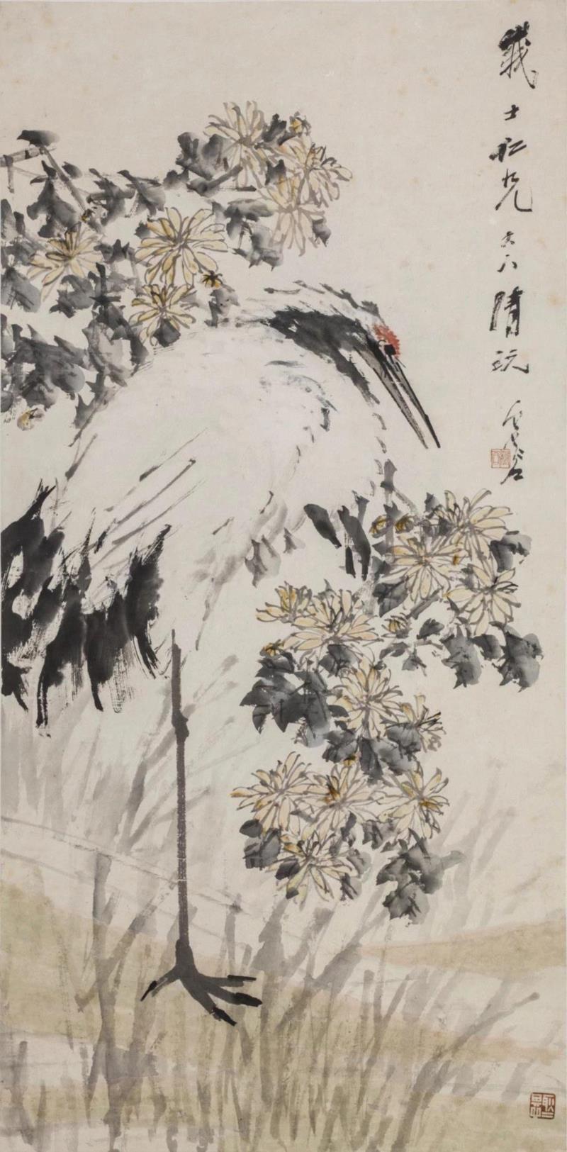 98.5×48.5cm,水墨丹青 | 炎炎夏日，邀您一同漫步"清华藏珍·翰墨流芳"书画展,水墨,丹青,炎炎,清华,藏珍,翰墨,书画展,清华大学艺术博物馆,书画,朱文