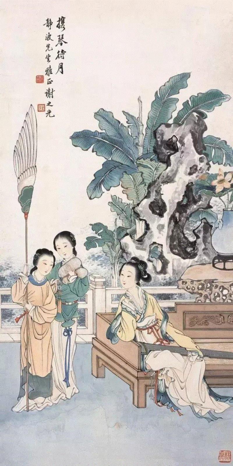 他曾用一直毛笔轰动上海画坛！ —— 谢之光国画作品欣赏,谢之光,国画,毛笔,画坛,月份,广告,美术,素描,人物,鸟兽