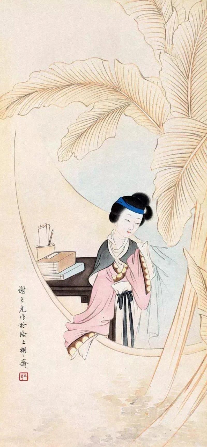 他曾用一直毛笔轰动上海画坛！ —— 谢之光国画作品欣赏,谢之光,国画,毛笔,画坛,月份,广告,美术,素描,人物,鸟兽