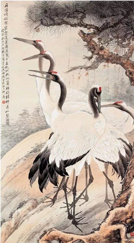 他曾用一直毛笔轰动上海画坛！ —— 谢之光国画作品欣赏,谢之光,国画,毛笔,画坛,月份,广告,美术,素描,人物,鸟兽