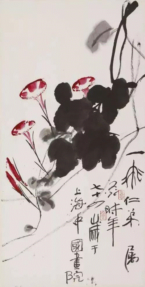 他曾用一直毛笔轰动上海画坛！ —— 谢之光国画作品欣赏,谢之光,国画,毛笔,画坛,月份,广告,美术,素描,人物,鸟兽