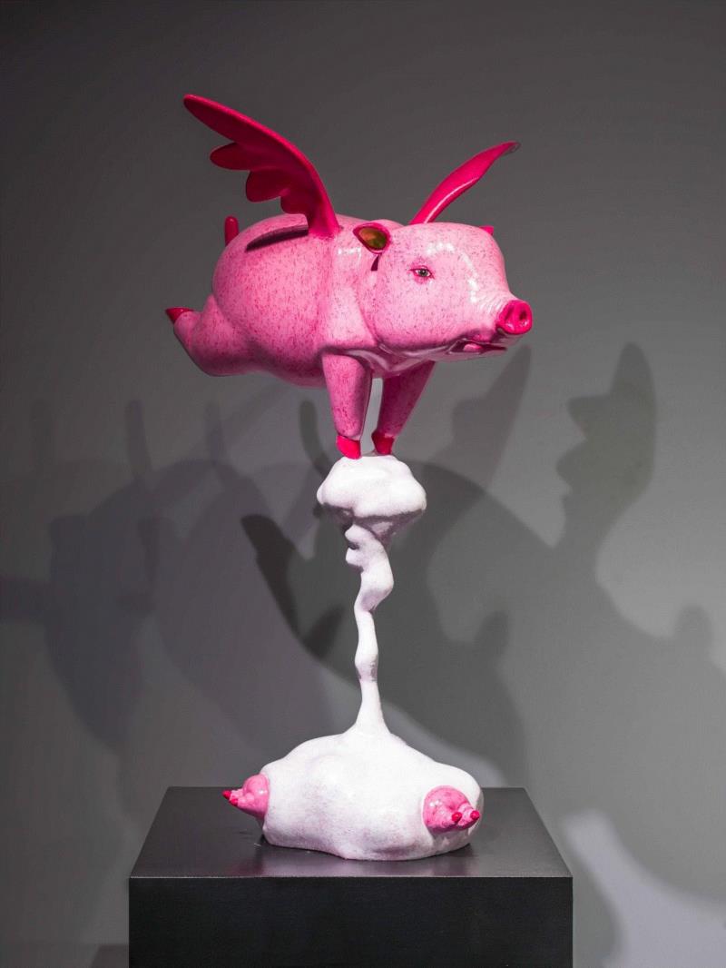 飞向幸福&nbsp; Flying for Happiness,【展览倒计时】秦玮鸿雕塑王国｜芳草地画廊,秦玮鸿,雕塑,芳草地,倒计时,侨福芳草地,北京市朝阳区,东大桥路9号,商业,青年,北京侨福芳草地
