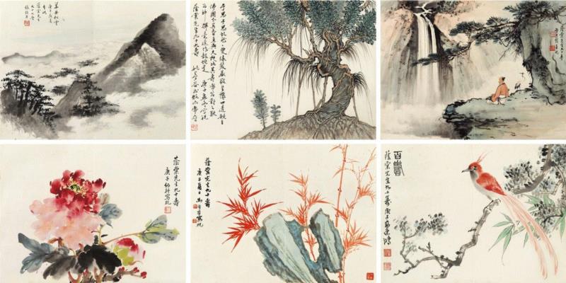 江山OR美人？反正我选书画“渡海三家专场”,书画,江山OR美人,张大千,黄君璧,台湾,艺术品,驰翰,友谊,溥心畬,大千