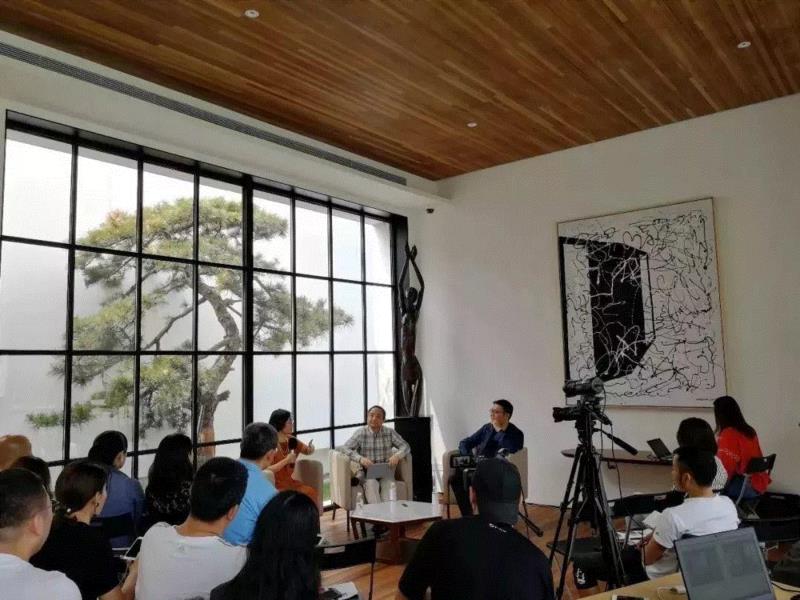 ▲“松间对话”对谈现场,「松间对话」精彩回放 | “松”文化与中国古代的文人生活（下）