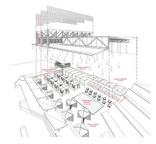Diagram,泰国乡村市集扩建 / AOM