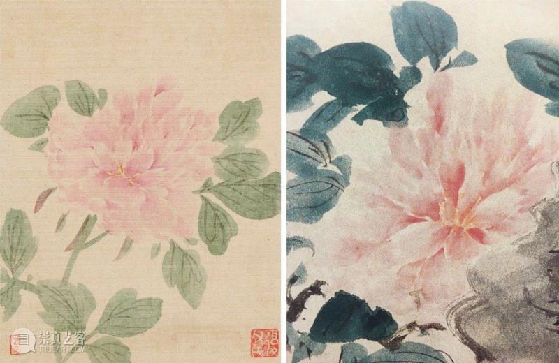 左\&nbsp;本册牡丹,【保利春拍重磅推介】吴门风雅（一）,保利,吴门,刘珏,钤印,陈淳,书画,进士,马愈,书法,阳山