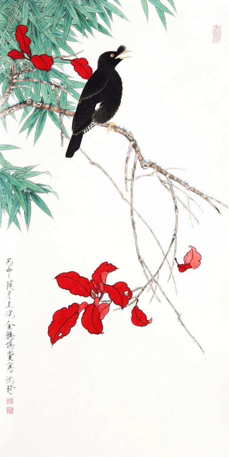 华府艺术空间 | 《境·像 -- 沈琦·何振华水墨展》,沈琦,华府,何振华水墨展,何振华,水墨,花鸟,纸本,人物,心理,动画