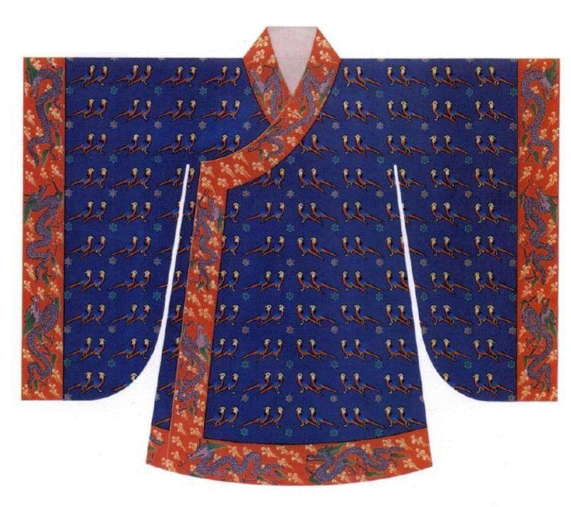 翟衣复原图，图自黄能馥、陈娟娟《服饰中华——中华服饰七千年》,文物丨宋朝崇拜者注意了！宋朝皇后的长相可能超乎你想象！,文物,崇拜者,长相,宫女,曹皇后,宋仁宗,皇帝,服饰,画像,宋仁宗皇后