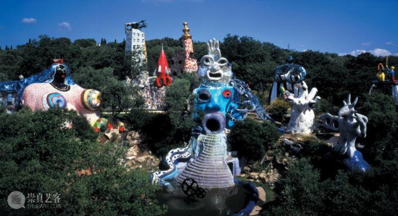 妮基·圣法勒的塔罗公园（Tarot Garden）全景，图片?Laurent Condominas,轰！！！,圣法勒,妮基,沈远,女性,雕塑,妮基慈善艺术基金会,法国,装置,加州,版画