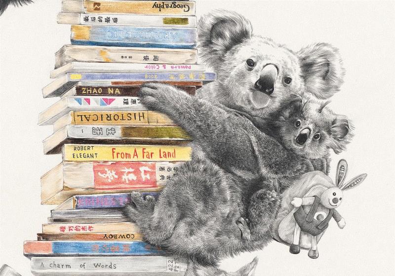 央美才女的钢笔素描画，精细到让人震惊又害怕~,钢笔,央美,才女,素描画,丙烯,铅笔,赵娜,素描,老虎,国度