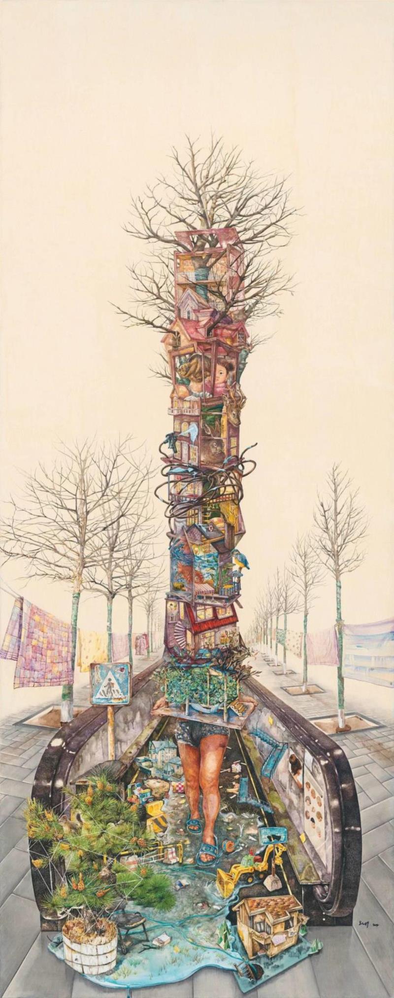 央美才女的钢笔素描画，精细到让人震惊又害怕~,钢笔,央美,才女,素描画,丙烯,铅笔,赵娜,素描,老虎,国度