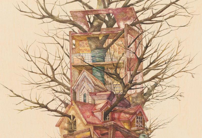 央美才女的钢笔素描画，精细到让人震惊又害怕~,钢笔,央美,才女,素描画,丙烯,铅笔,赵娜,素描,老虎,国度